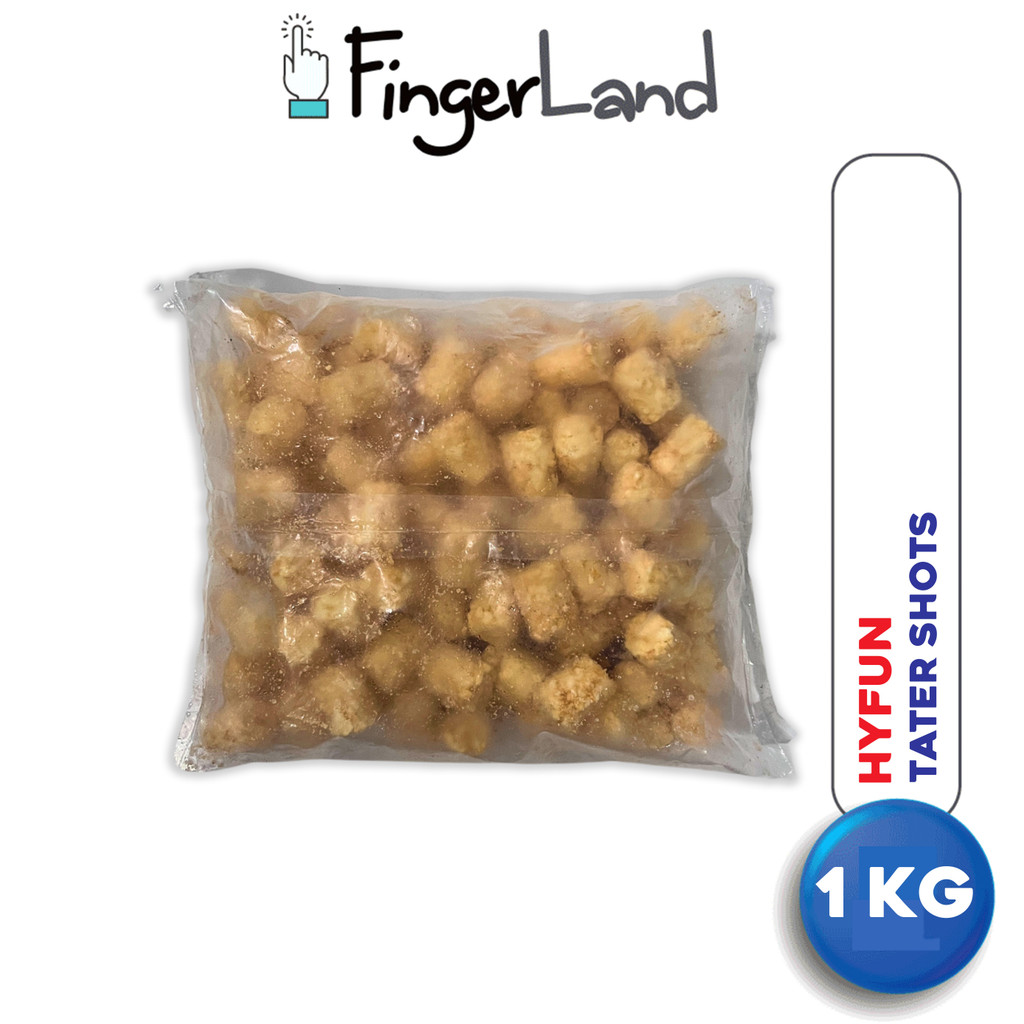 

HYFUN Hashbrown Tater Shotz 1 Kg Kentang Goreng Kotak