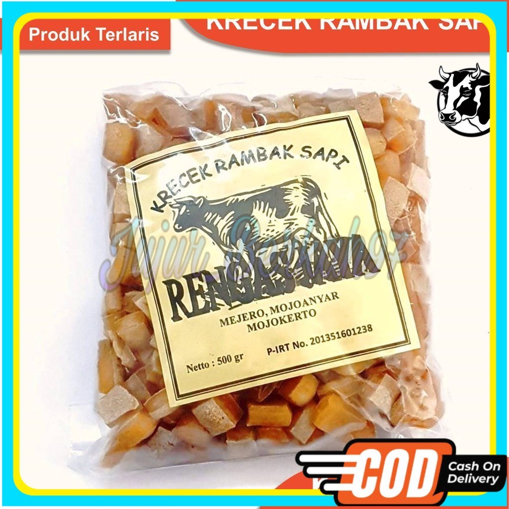

Rambak Sapi Mentah Super 1kg / Krecek Rambak Sapi Asli / Kerupuk Kulit Sapi Mentah Mojokerto