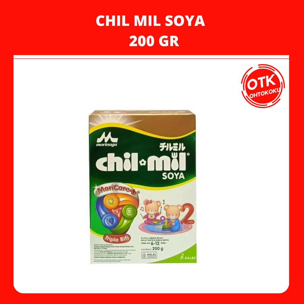 

Morinaga Chil Mil Soya 200 Gr Susu Formula Bayi 6-12 Bulan