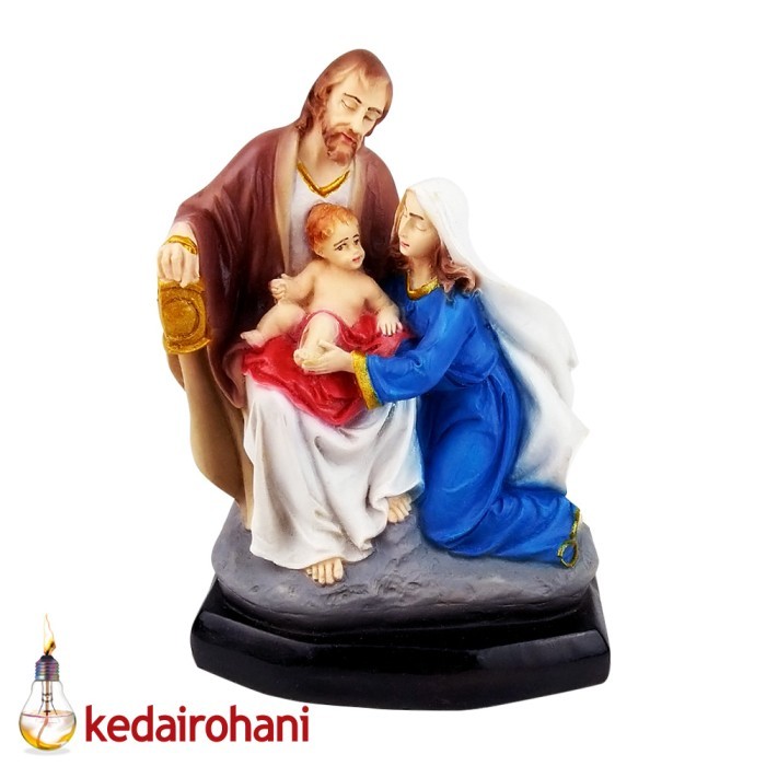 "SKY.LD" -  DISKON Patung Keluarga Kudus Holy Family Nazaret Lentera Hiasan Rohani