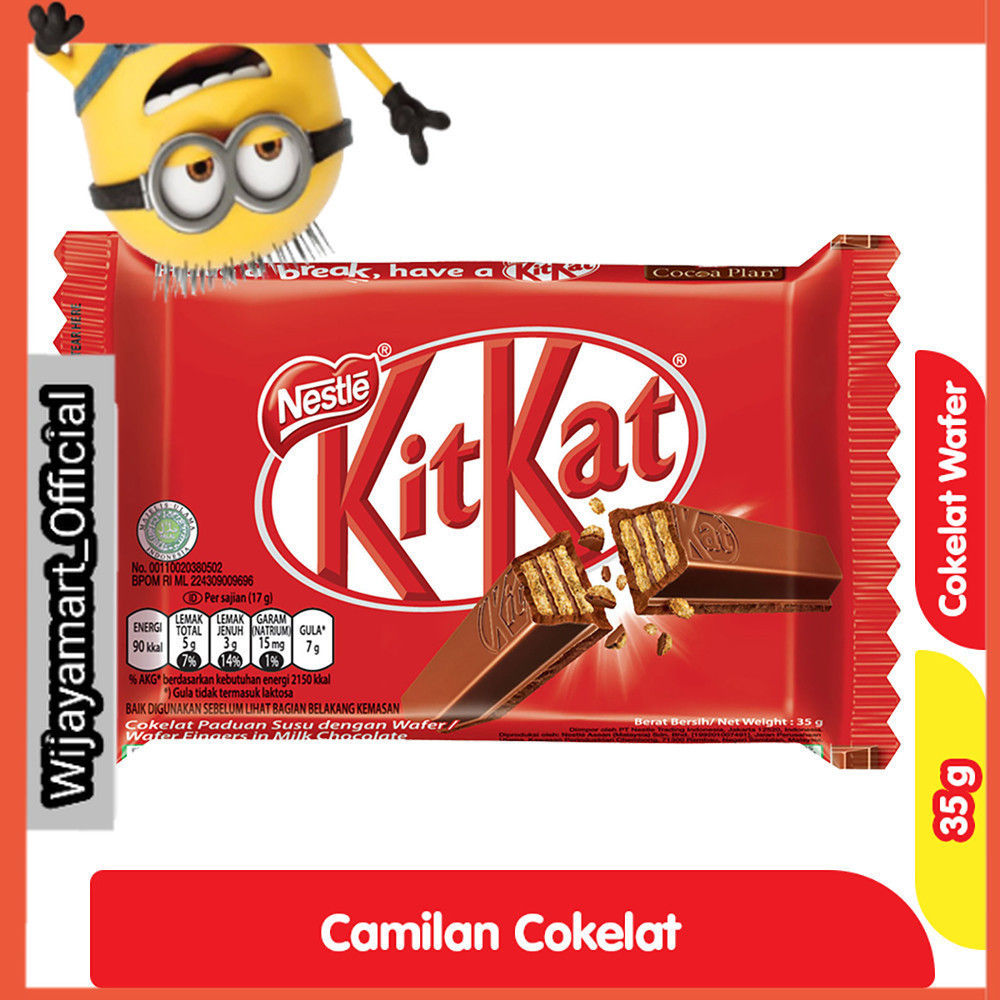 

KitKat Original Cokelat 4F 35 g