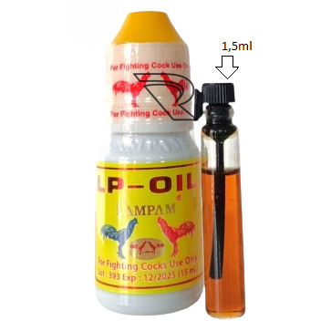 Sf Oil & LP Oil Repackage 1.5 ml Obat Ayam Memacu Pertumbuhan Paruh & Jalu Mengobati Patah dan Retak