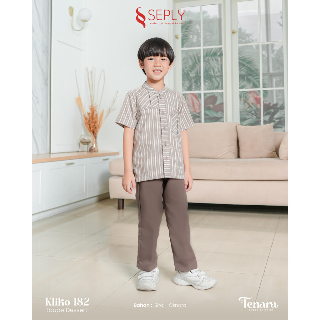 Ethicastore.Bdg Baju Sarimbit Tenara Lebaran Keluarga Koko Anak Lengan Pendek Kliko 182 Baju Muslim 