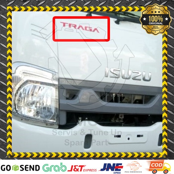 Stiker Kabin Logo TRAGA untuk Isuzu Traga berkualitas