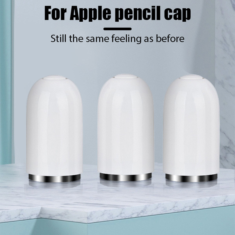 

Hot Sale Magnetic Replacement Cap / Compatible with Apple Pencil Tip /Charging Adapter For Apple Pencil 1st Generation