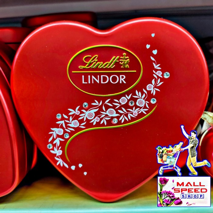 

Lindt Lindor Swarovski Heart Chocolate Coklat Box Love Valentine 96.gr IS