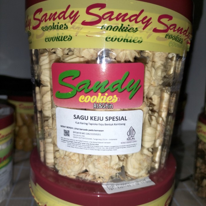 Sandy cookies kiloan kue kering lebaran - Sagu keju