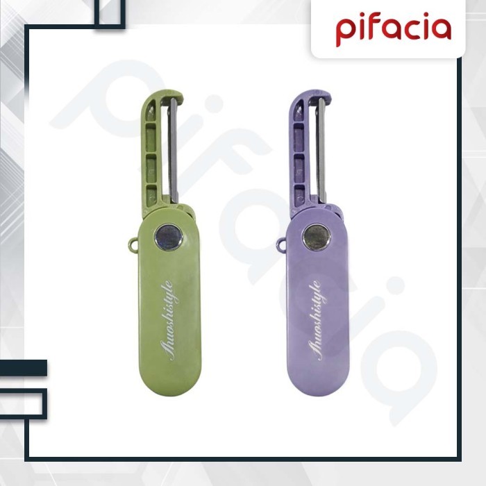 New Product PIFACIA Pisau Kupas Buah Lipat Kecil Travel Alat Peeler Portable Wortel Kentang Slicer U