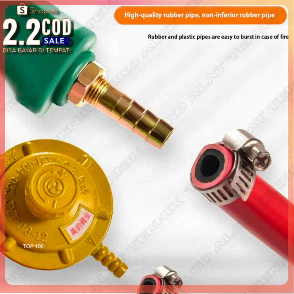 [ Baru. ] Alat Bakar Panjang Tabung Gas LPG Flamethrower Torch -- Bayar Ditempat