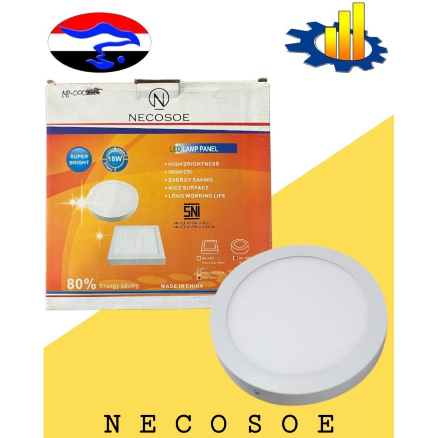 Lampu LED Downlight Outbow 18 Watt KOTAK PUTIH WARM WHITE