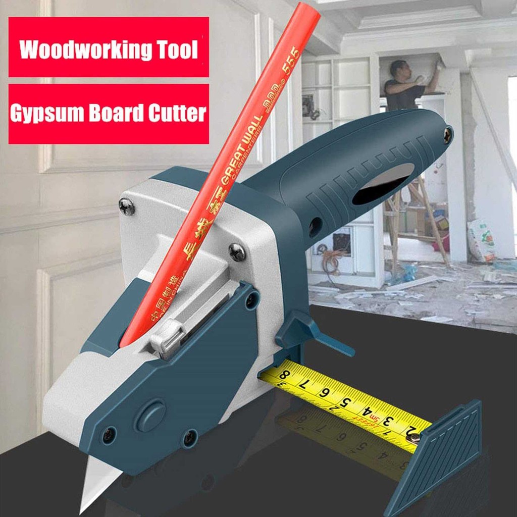 

GEMMYSTR9 TOOHR Alat Pemotong Gypsum Plester Board Cutter Marker with Pen Slot - CMAI-01