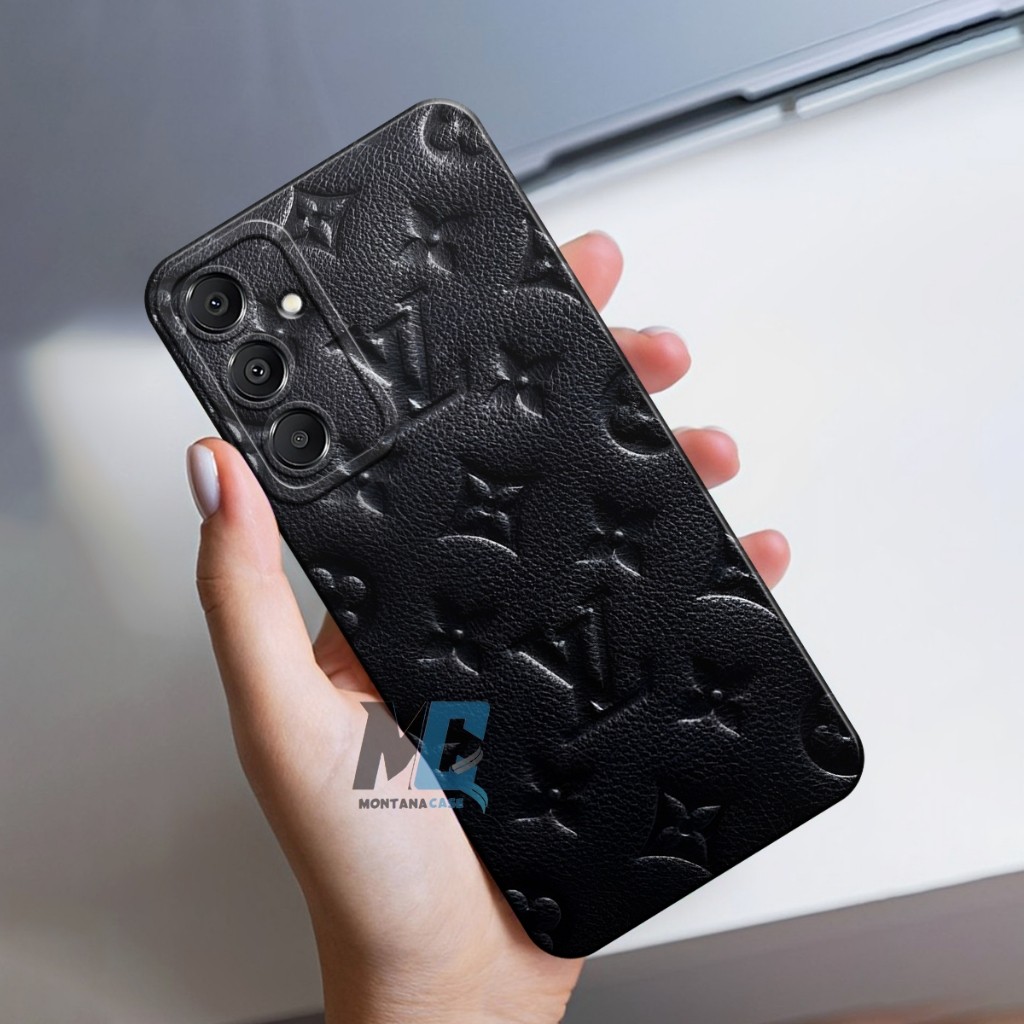 MONTANA CASE - Soft Case Samsung Galaxy A16 A15 A55 5G 4G - Casa Fusion Motif LV Liquid Silicone Mic