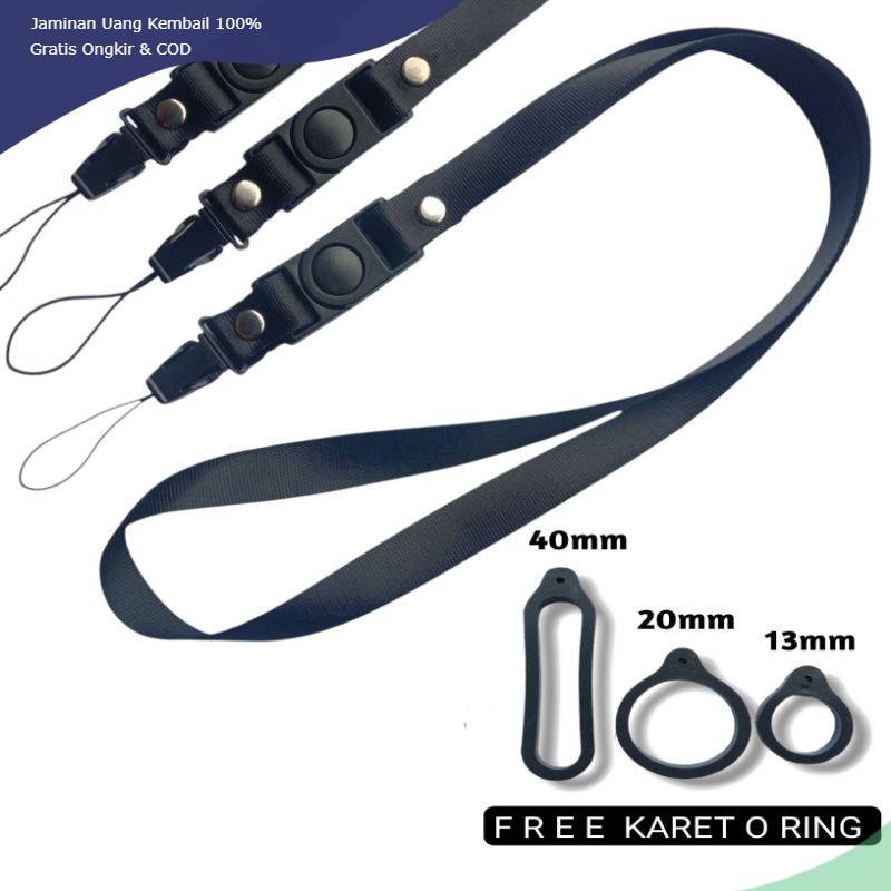 

Tali Lanyard Leher Polyester gantungan Handphone