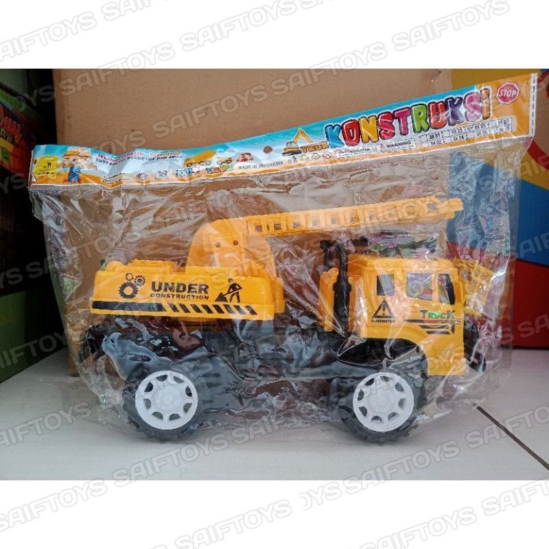 Mainan Anak Truk Kontruksi Damkar Tangga /Mainan Truk Damkar/Damkar OPP
