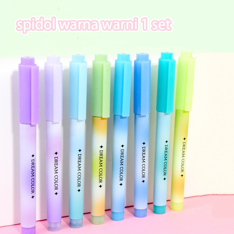 

Stabilo Warna Warni 1 Set Highlighter Pen Morandi Pastel Spidol Jurnal Markers Pena Pulpen Highlighter Alat Tulis Sekolah Unik Aesthetic For Student Back To School Office Stationery
