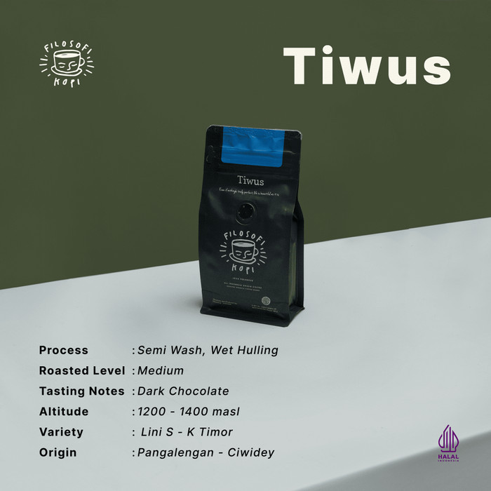 

[BIG SALE] FILOSOFI KOPI BEANS - Tiwus Beans 120 gr - 120gr, Whole Beans