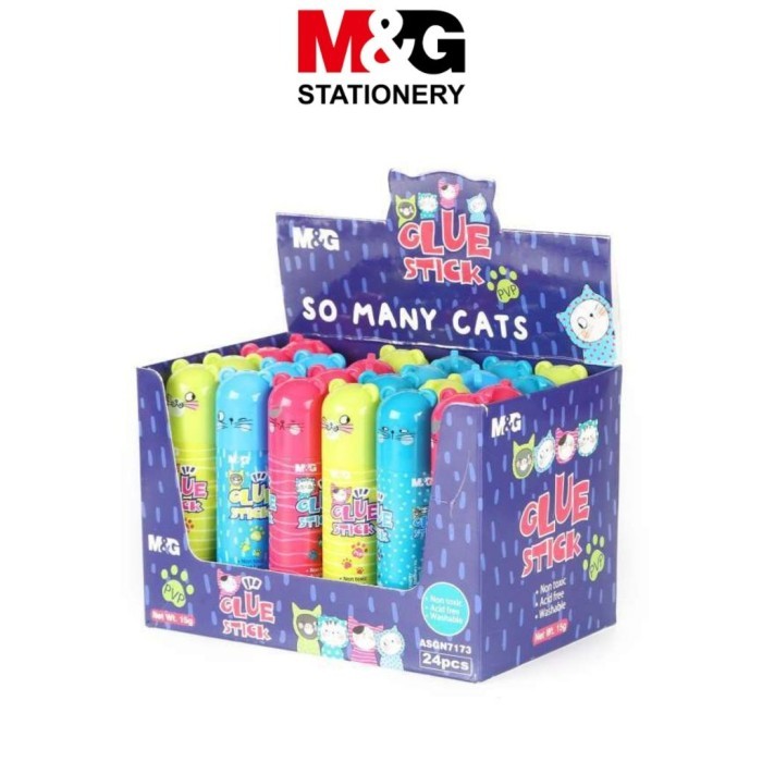 

Glue Stcik M&G So Many Cats ASGN7173 Lem Stik Kertas Stik 15gr Perekat Alat Kantor Sekolah - SATUAN - M&G, GLUE STIK SOMANYCATS