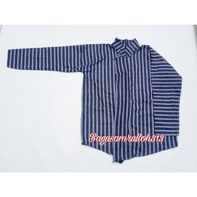 Surjan lurik // surjan lurik pria // surjan ja //baju adat ja //surjan lurik rna hitam abu abu Lurik