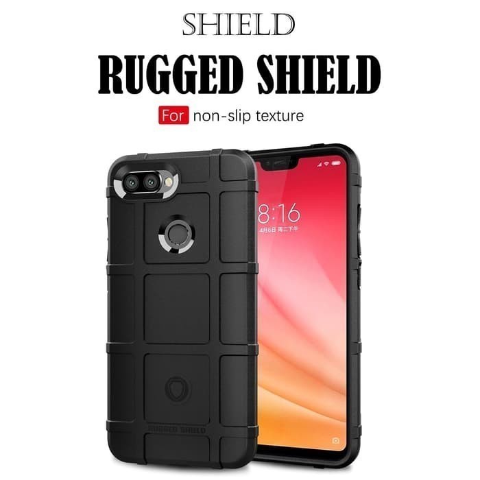 CASE XIAOMI MI 8 LITE RUGGED SHIELD ARMOR MILITARY ANTI SHOCK PROOF - RUGGED-SHIELD