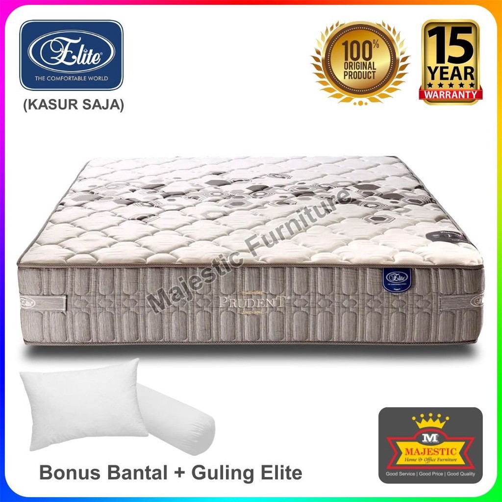 Kasur Elite Springbed Prudent - 90/100/120/160/180 - Tebal 32 cm (Jogja)