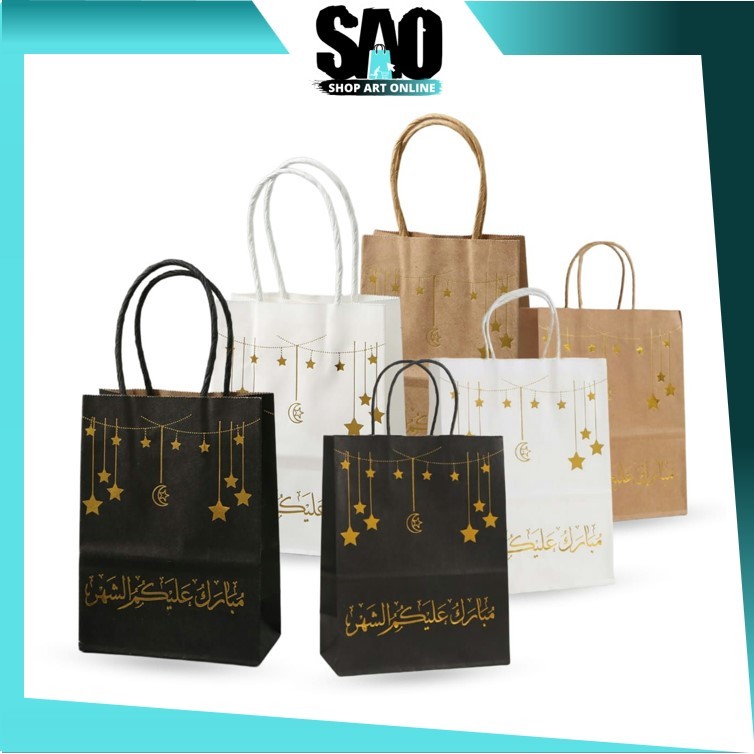 

SAO - 6522 Hampers Lebaran Unik / Paper Bag Tulisan Kaligrafi