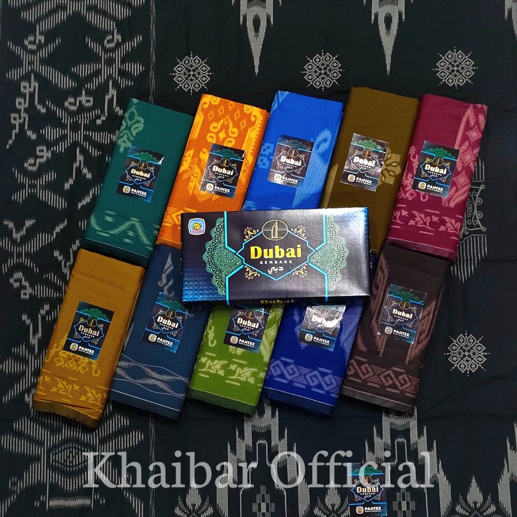 Grosir 10PCS Sarung Dubai Kembang - Sarung Dubai Kembang Dewasa Grosir Murah Sarung Mangga Merk Duba