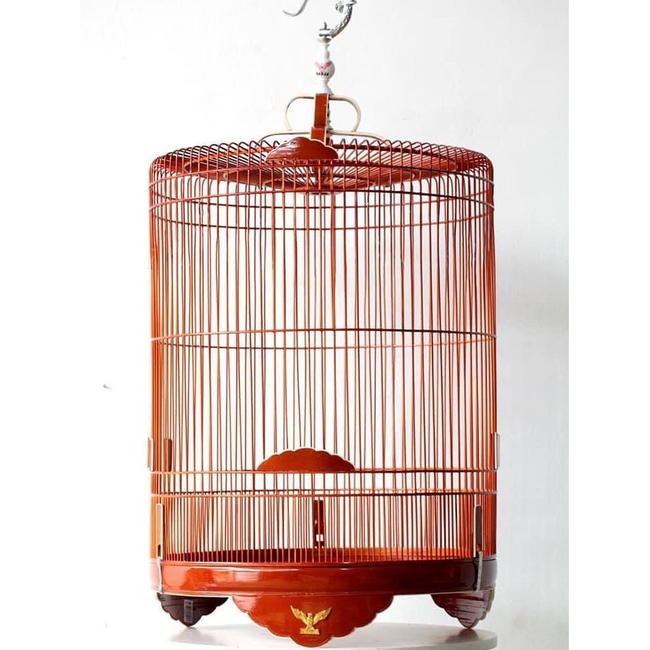 SANGKAR KANDANG MURAI RADJA LIS ACRILIK COKLAT NATURAL NO 2