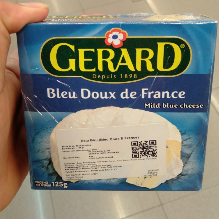 

Gerard blue doux de France (keju biru)125g