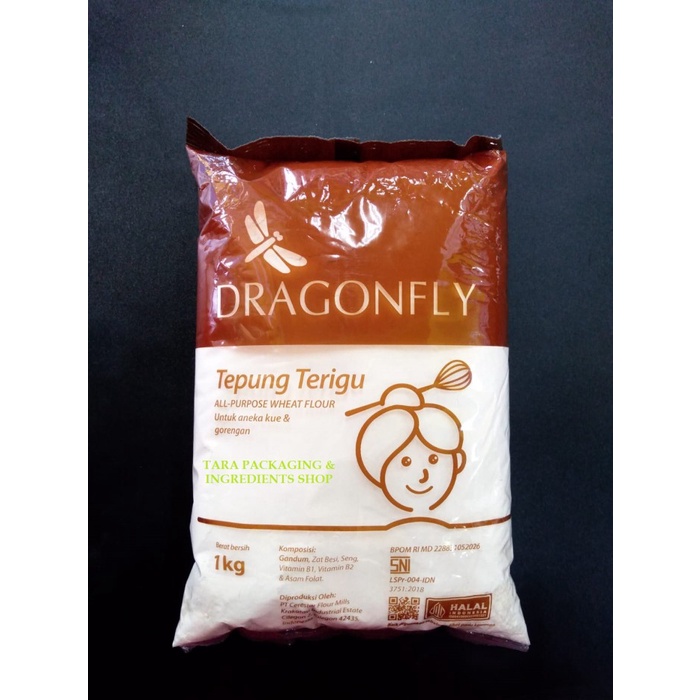 

TEPUNG TERIGU DRAGON FLY 1 KG - 2360142