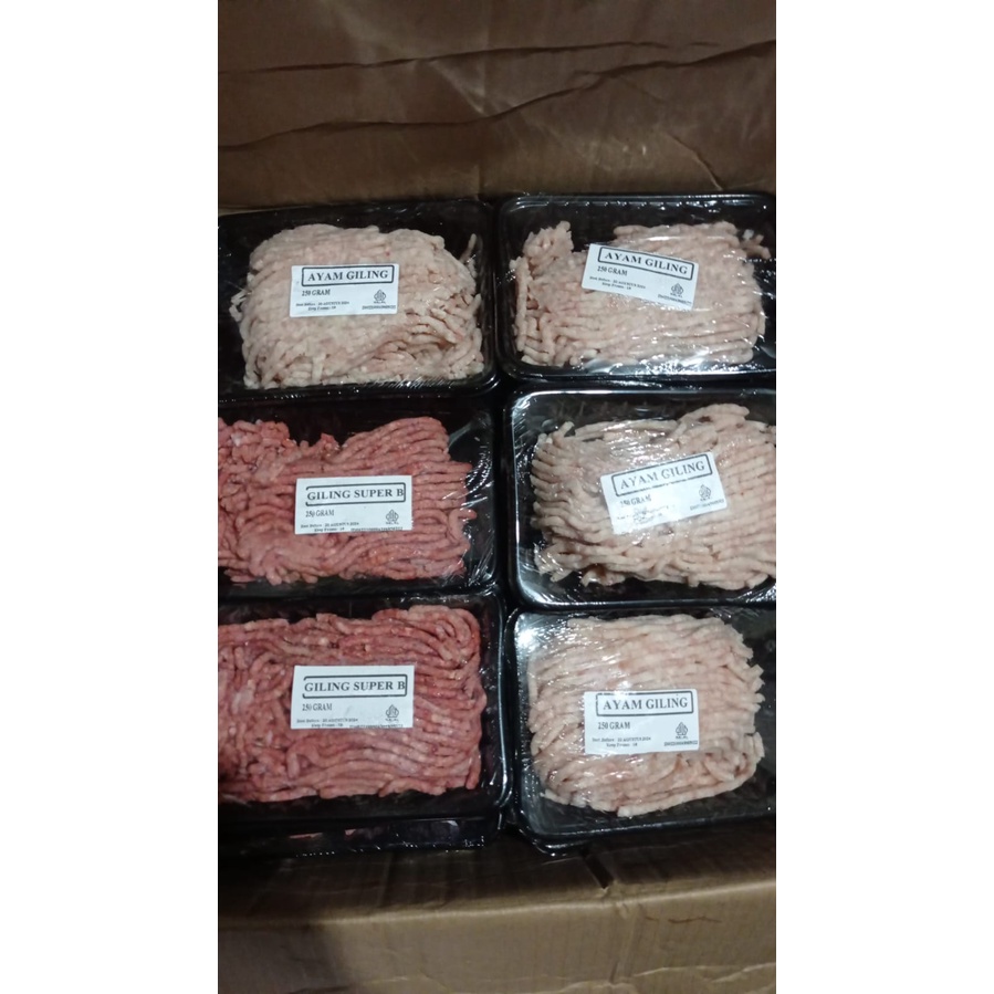 

f Daging Giling Sapi Super B Lokal 250 gram (Daging Frozen)
