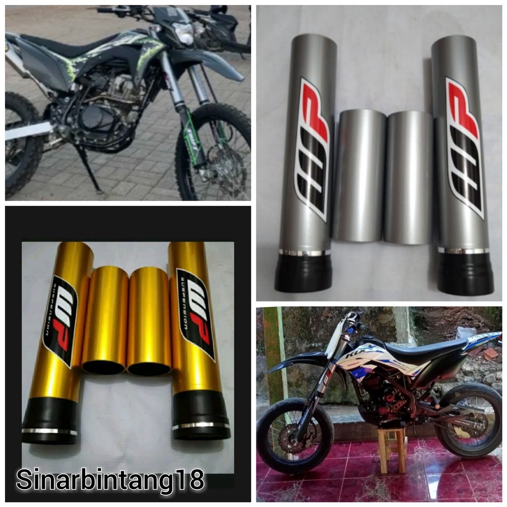 

Cover shock tabung usd HONDA CRF 150/KLX BF standar150/KLX D'tracker 150cc