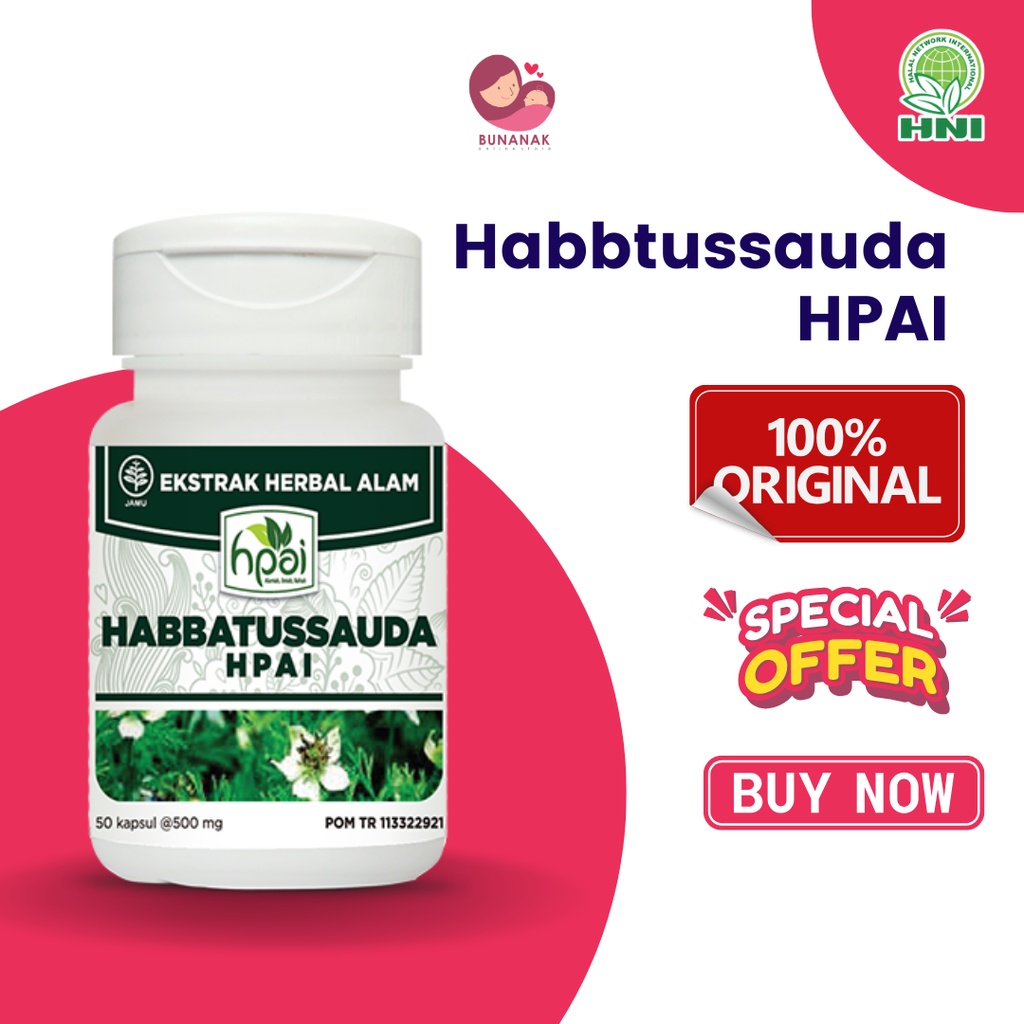 

Habbatussauda Ori HNI BPOM - Habbatus Sauda Kapsul - Produk Herbal