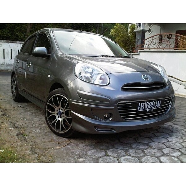 bodykit nissan march RX 2009-2011 bagian depan aja