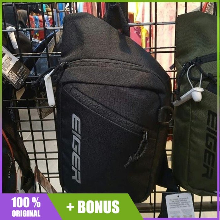 Tas Selempang Eiger Z-Herald 5L V Sling Bag Black hitam 91000 5176 Ori