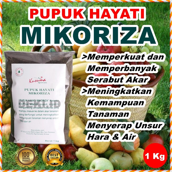 agodacollection87_mall [Bisa COD] Pupuk Mikoriza 1 kg Fungisida Hayati Organik Jamur Kusuma Bioplus