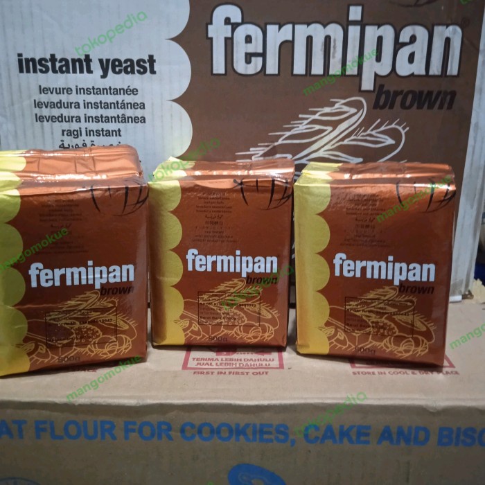 

Termurah [ Best Seller ] fermipan brown 500gr ragi instan termurah!!