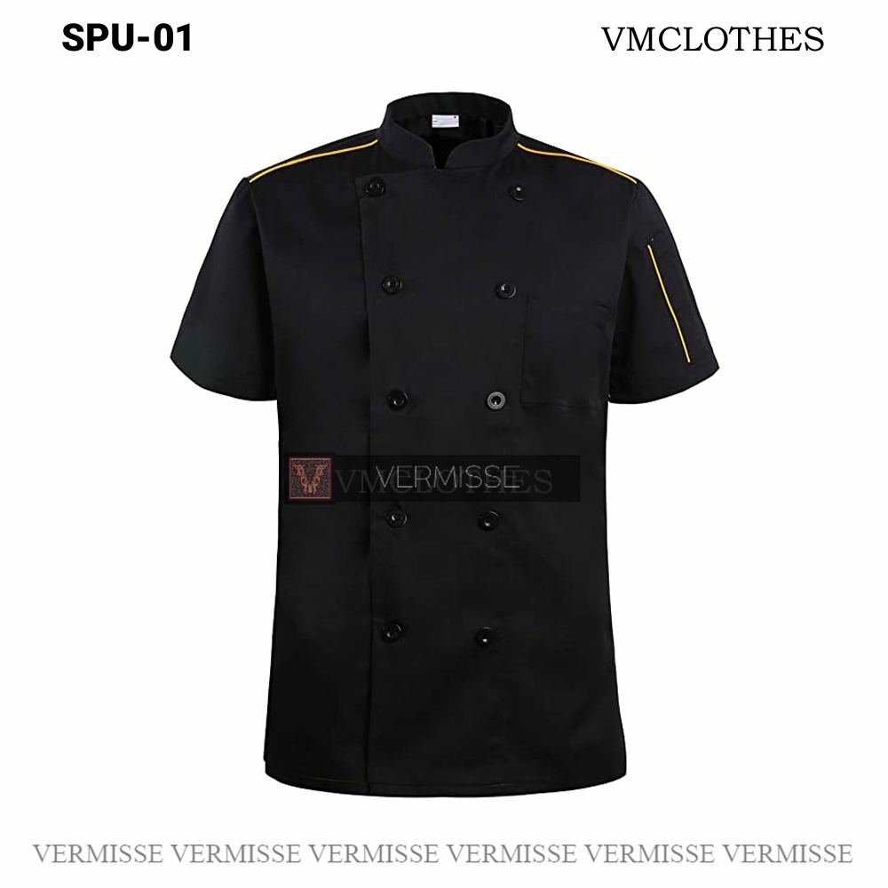 Baju Pria Seragam Pria Kemeja Casual Seragam Kantor Seragam Kerja Pria Sporhem Chef Koki