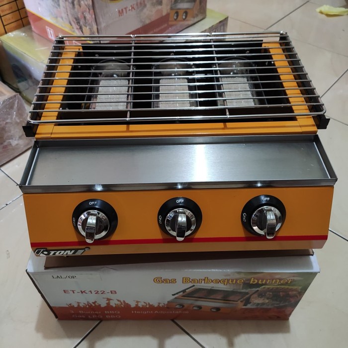 panggangan/roaster/bakaran sosis 3 tungku