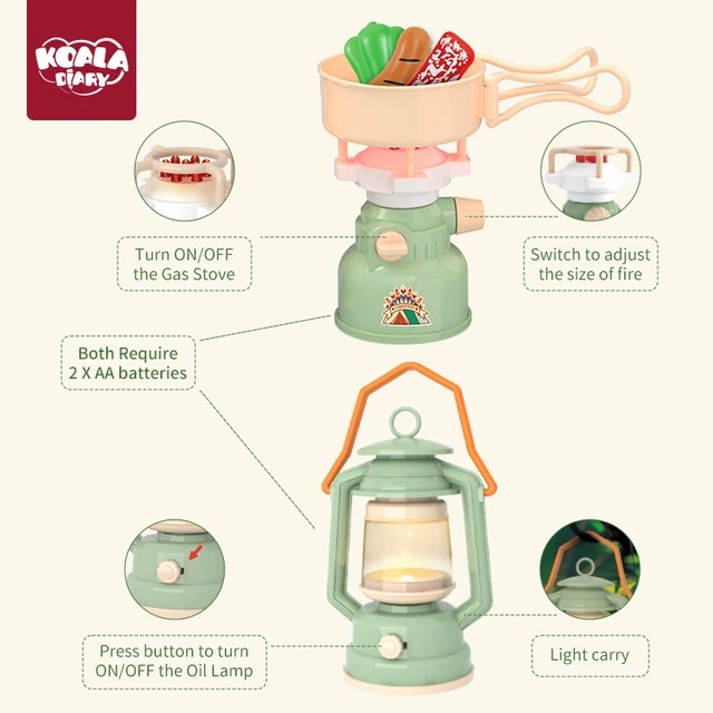 New koala diary camping set, camping toys, koala diary explorer set