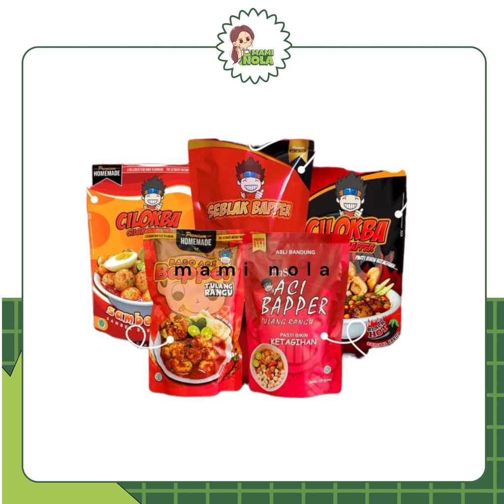 

Baso Aci Bapper Tulang Rangu Premium Cilokba Bapper Seblak Bapper