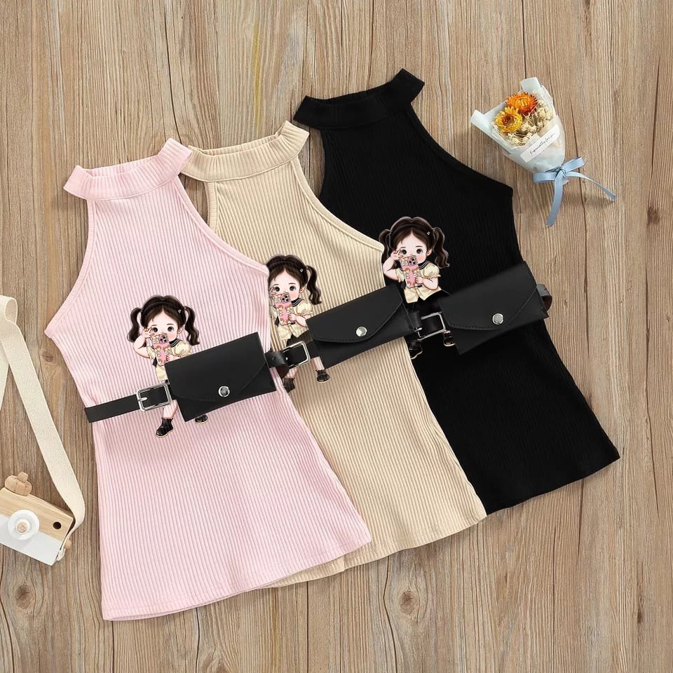 tokolobo 12.12 BIRTHDAY DRESS ANAK TARY ( TANPA BELT ) DTF Printing