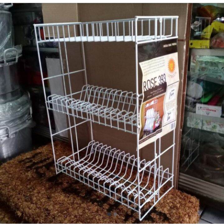 RAK PIRING BESI ROS SUSUN3/RAK PIRING DINDING/RAK PIRING MEJA