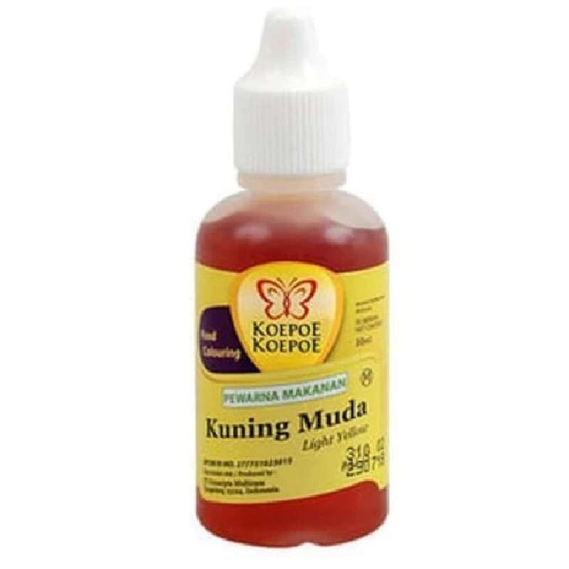 

Pewarna Cair Kuning Muda Koepoe Kopoe 30 ml