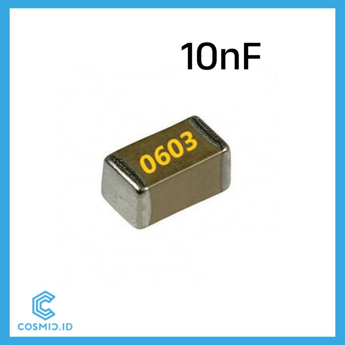 Capacitor 10nF 10 nF 0603 Kapasitor nanoFarad SMD