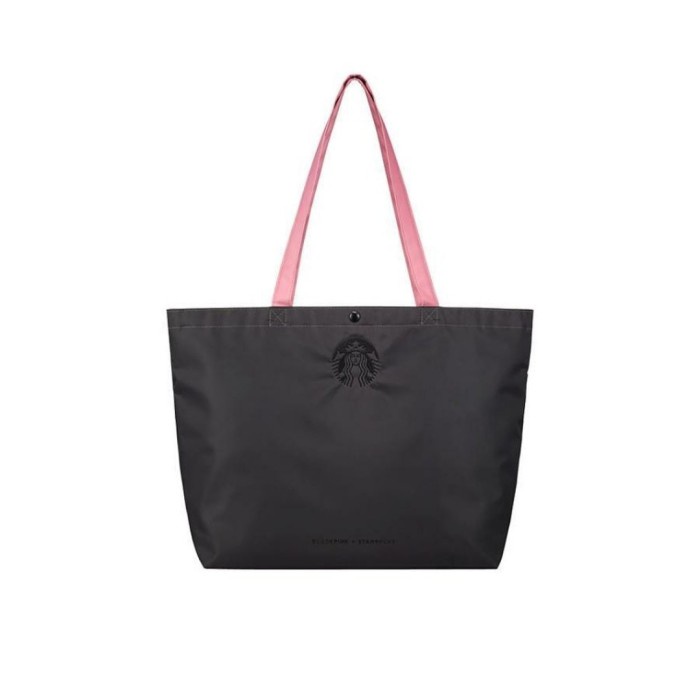 QH Starbucks x Blackpink Totebag Tote Bag Tas Rose Lisa Jennie Jisoo BP003