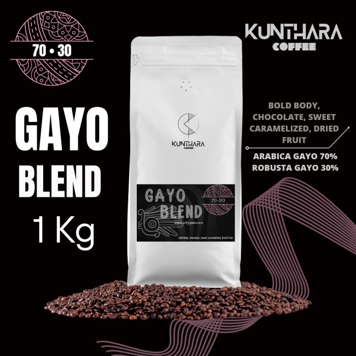 

kopi susu blend 1kg (A70•R30) - giling halus