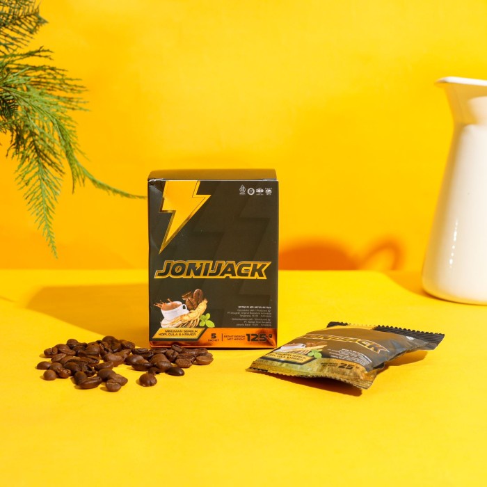 

Kopi joni jack 1 box isi 5 sachet - box