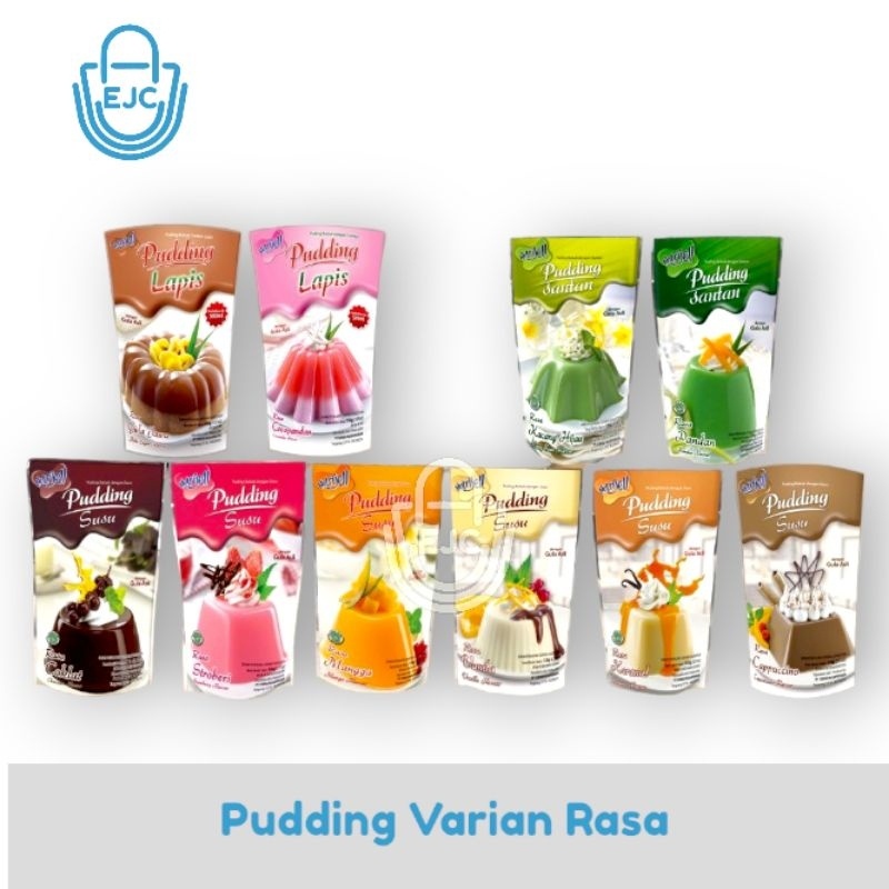 

[EJC] Pudding Nutrijell Puding Nutrijel Agar-Agar Puding Susu