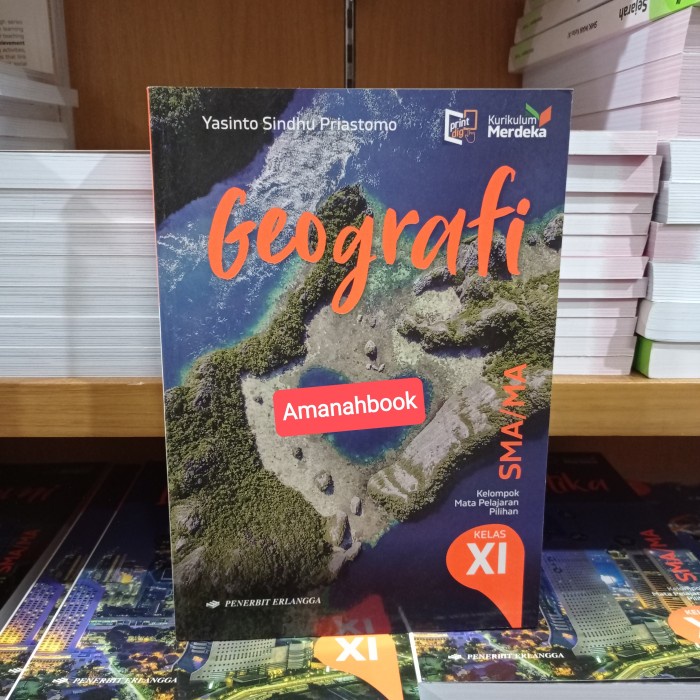 Buku Geografi SMA Kelas 11 Kurikulum Merdeka Erlangga