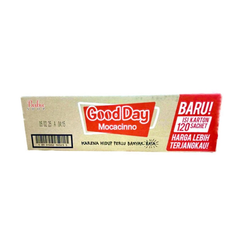 (1dus) kopi GOOD DAY MOCCACINO (1dus/120sachet)
